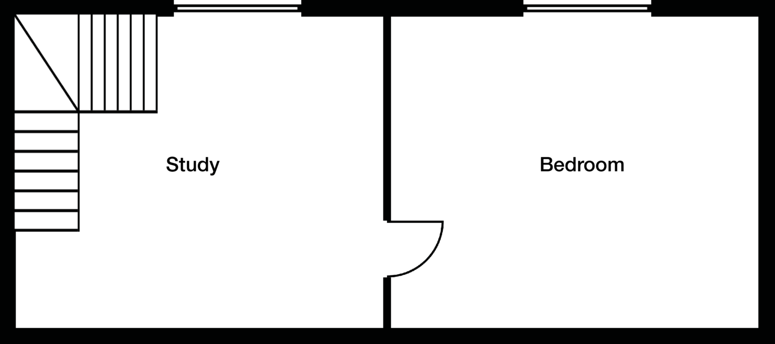 First floor layout of 42 Church Street