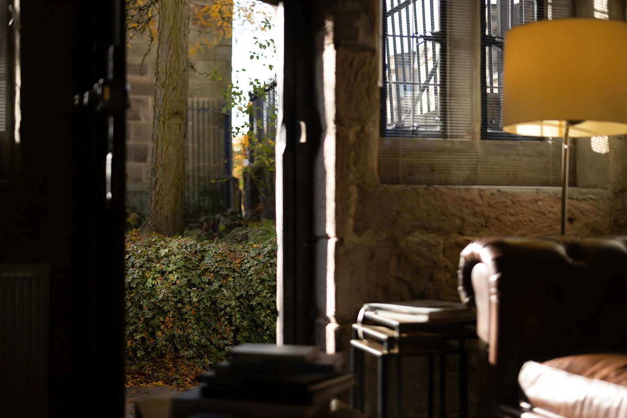 Open doorway overlooking the garden at 42 Church Street